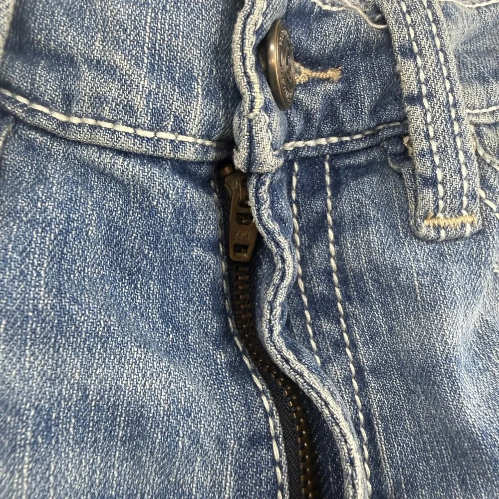 Cody James Jeans Mens 30x30 Blue Western Straight Leg Heavy Stitch Denim